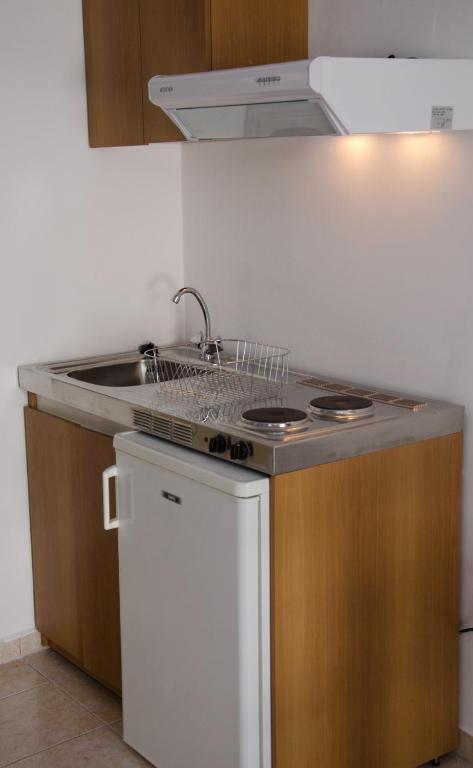 A kitchen or kitchenette at Amaradios