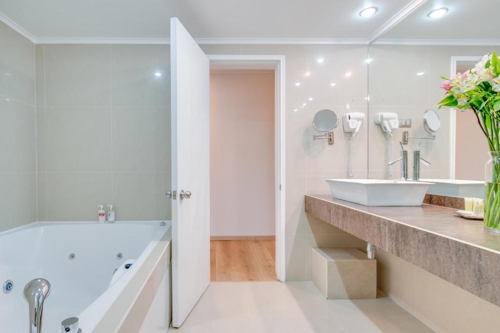 Koupelna v ubytování Hotel RP