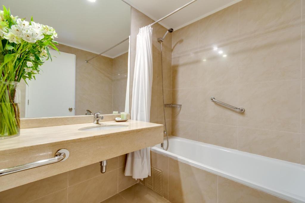 Koupelna v ubytování Hotel RP