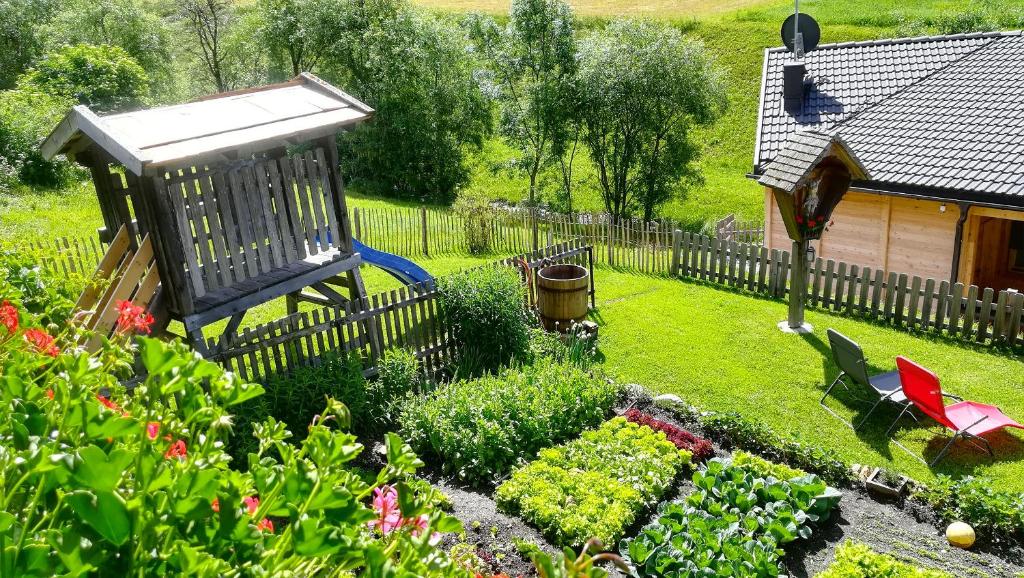 Zahrada ubytování Hoferhof Apt A