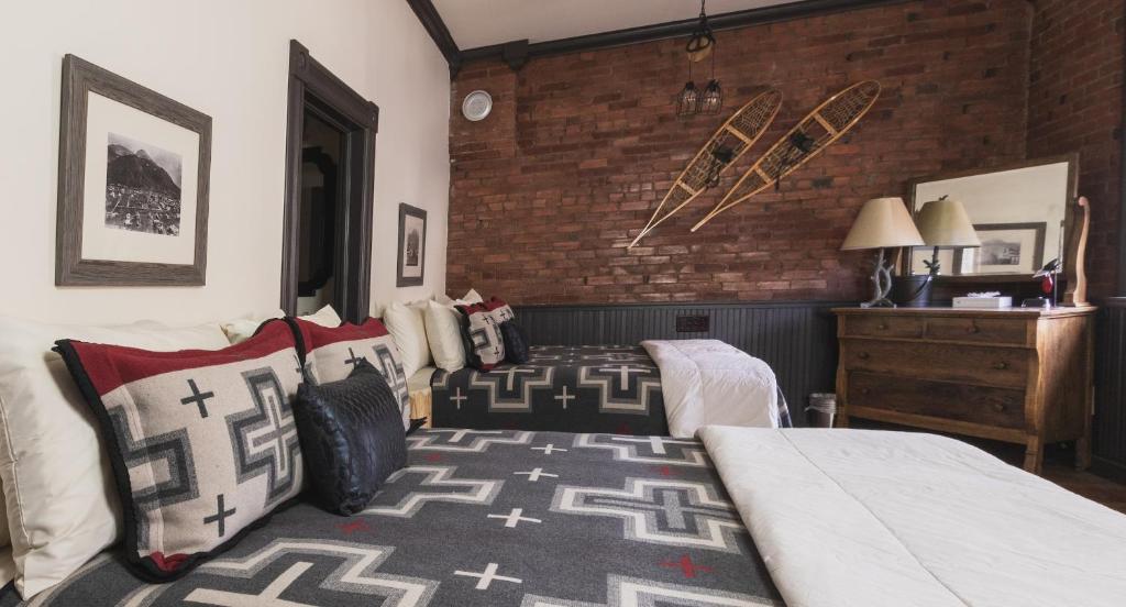 Postel nebo postele na pokoji v ubytování Teller House