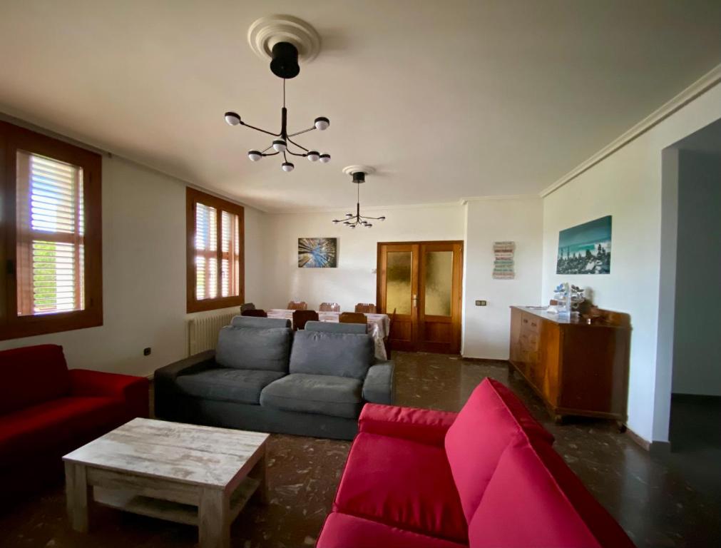 Posezení v ubytování Casa Solatillo