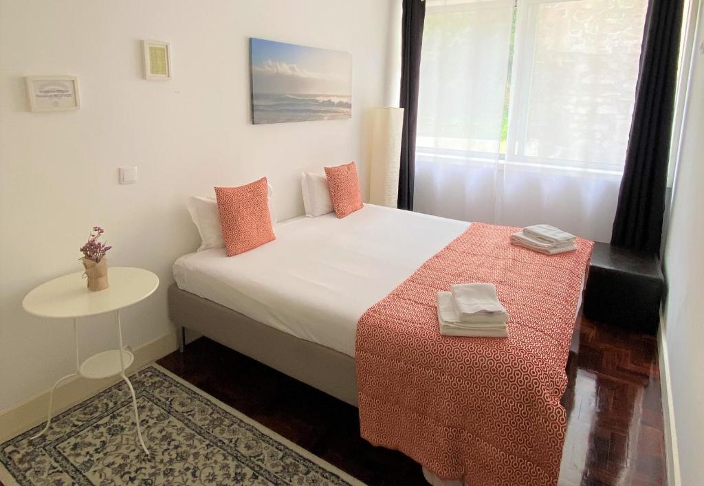 Voodi või voodid majutusasutuse ESM Rental - Santa Catarina Cozy Apartment toas