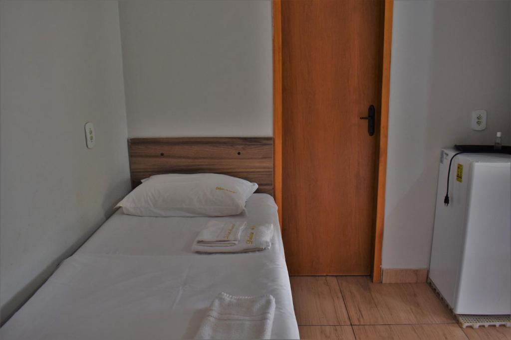 Postel nebo postele na pokoji v ubytování Pousada Delicia De Sono