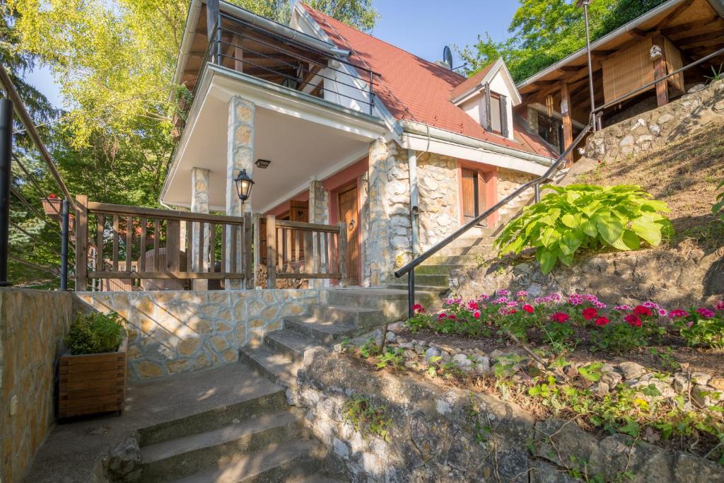 Zahrada ubytování Vila Dunjarica