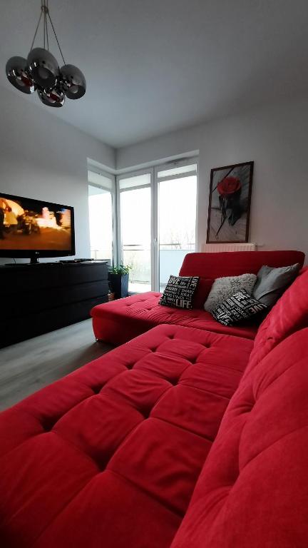 Posedenie v ubytovaní Apartament Widok z tarasami