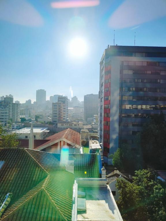 Bazén v ubytování Hotel Carolina Montecarlo nebo v jeho okolí