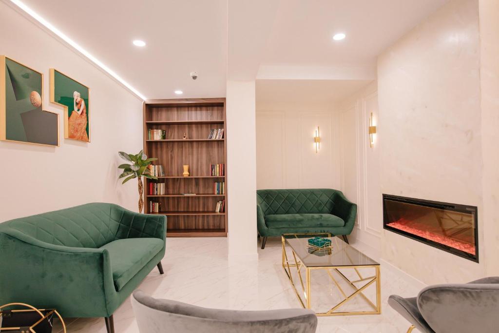Posezení v ubytování Orden Hotel