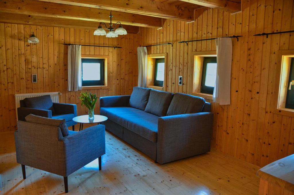Posezení v ubytování FERIENHAUS WALDTRAUM