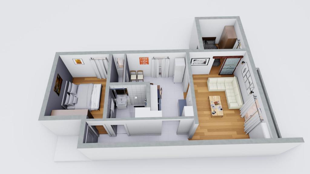Część wypoczynkowa w obiekcie MaLeMi apartment