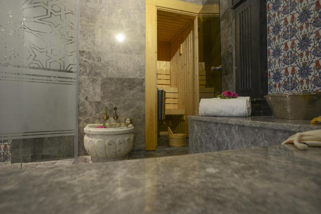 Koupelna v ubytování Dar Hammamet Guest House & Hammam