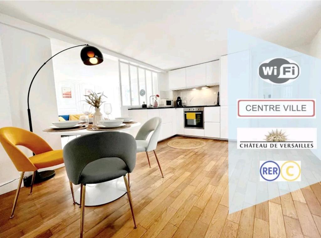 Mynd úr myndasafni af L'Orangerie Royale 45m2, 4 Pers et Wifi disponible í Versölum