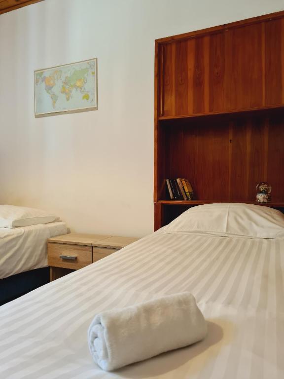 Postel nebo postele na pokoji v ubytování Vila Gorenka