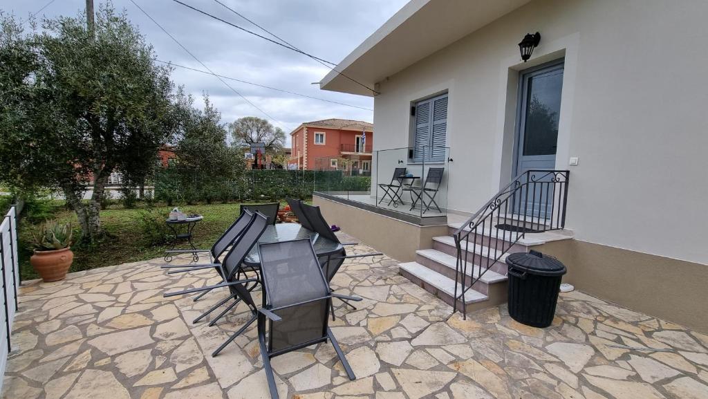 Balkón nebo terasa v ubytování Villa Kipourio