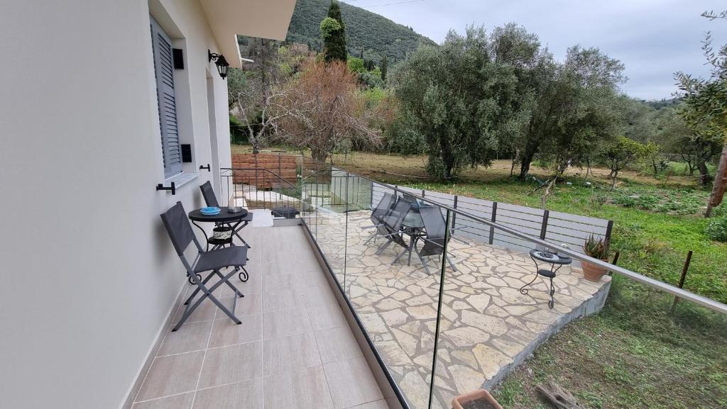 Zahrada ubytování Villa Kipourio