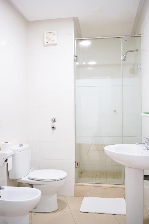 Koupelna v ubytování Hotel El Djenina