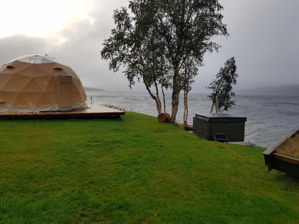 Příroda nedaleko luxury tent