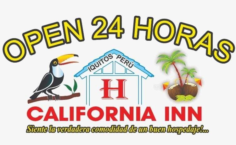 una señal para los horizontes abiertos California inn en Hospedaje California Inn, en Iquitos