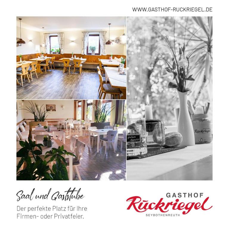 Restaurace v ubytování Gasthof Ruckriegel