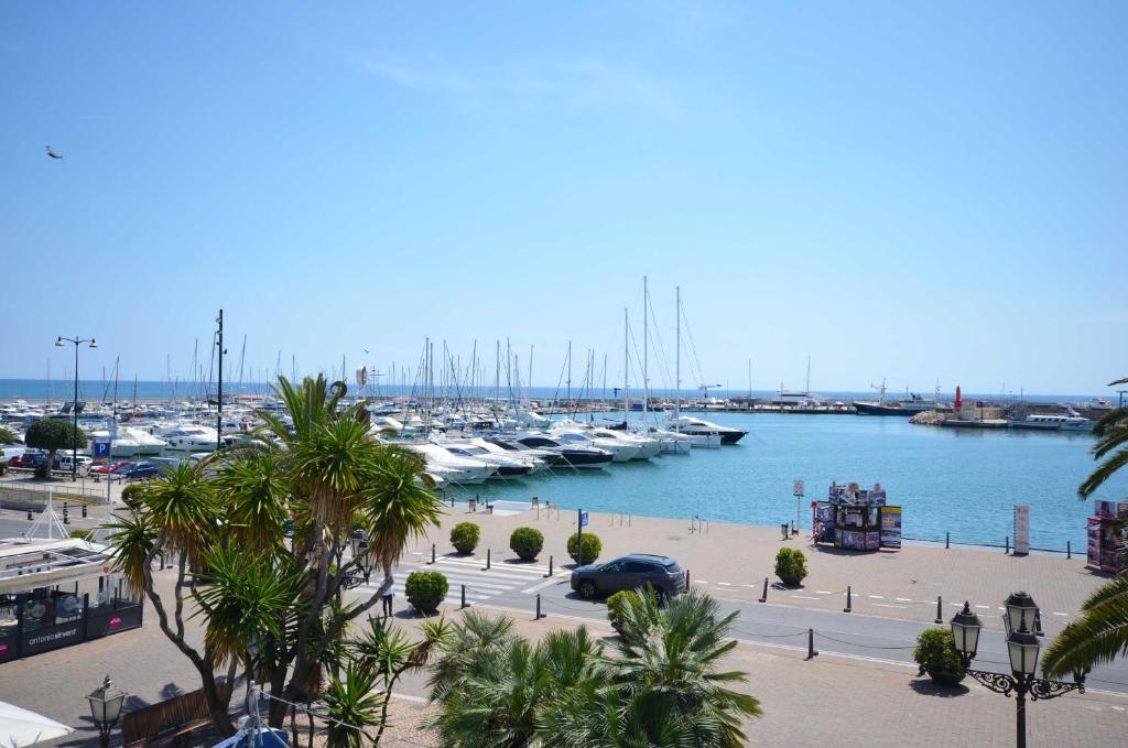 a marina with lots of boats in the water at Golive Deluxe in Cambrils