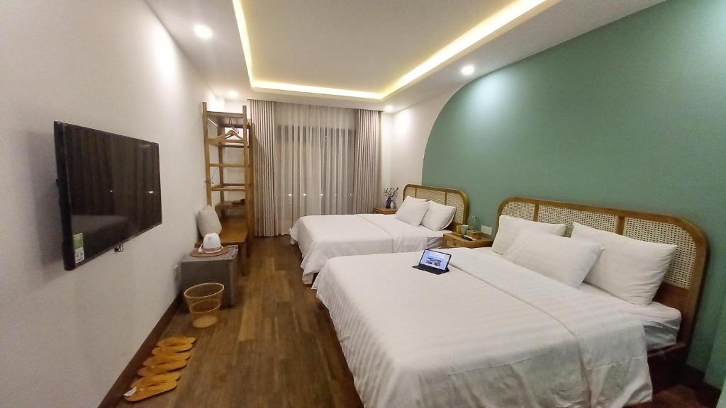 TV a/nebo společenská místnost v ubytování Lacovy Home Hội An