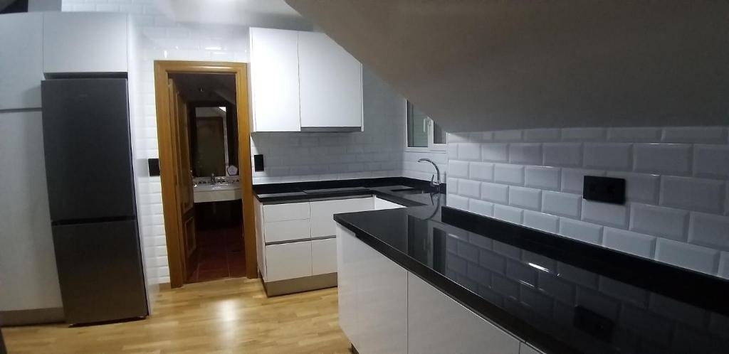 Kuchyň nebo kuchyňský kout v ubytování Hotel Las Moreras