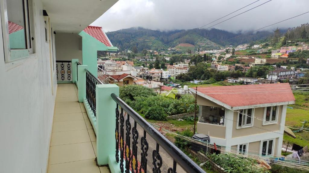 Nespecifikovaný výhled na hory nebo výhled na hory při pohledu z bed and breakfast