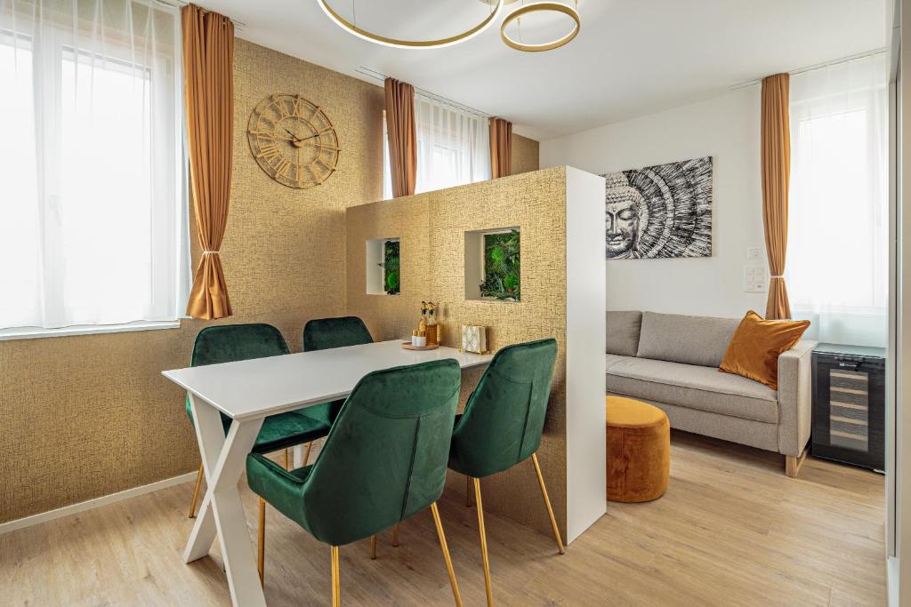 Posezení v ubytování EH Apartments Merkur