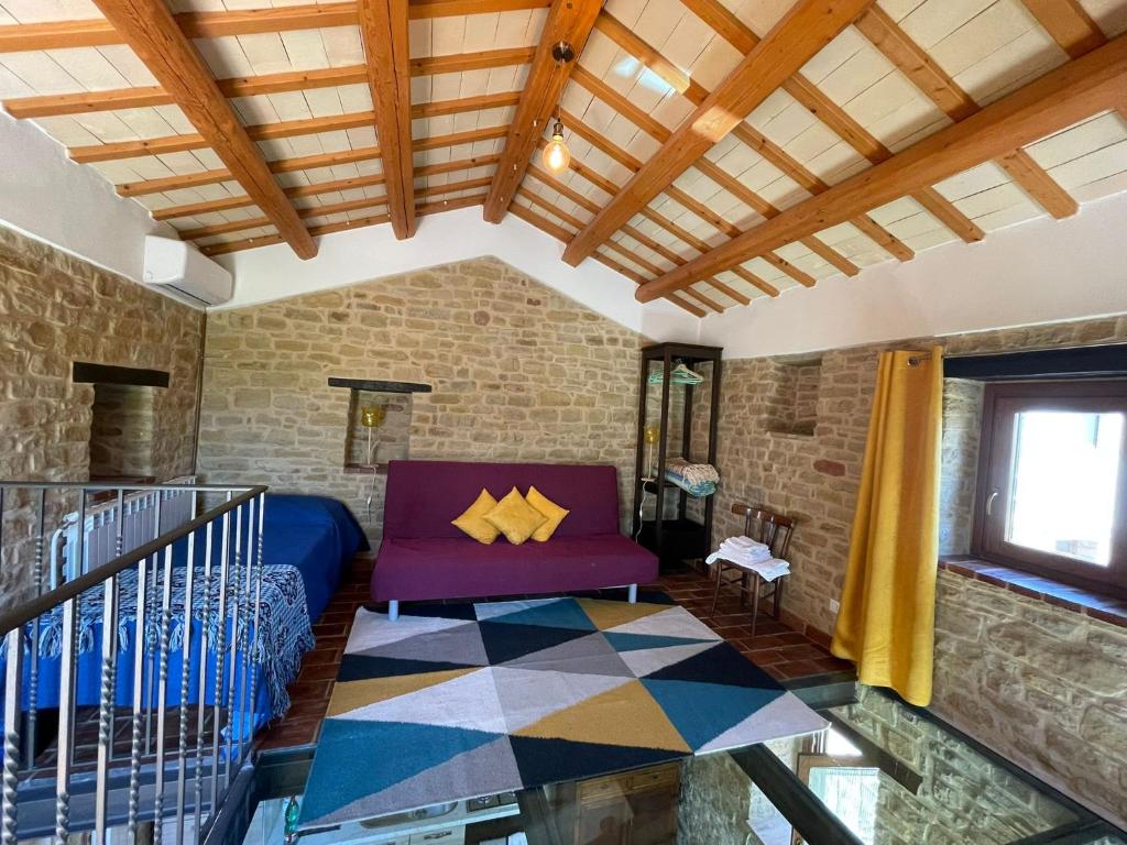 Część wypoczynkowa w obiekcie agriturismo borgo del ginepro