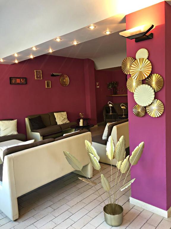 Posezení v ubytování Hotel del Falco