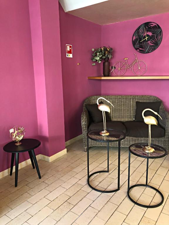 Posezení v ubytování Hotel del Falco