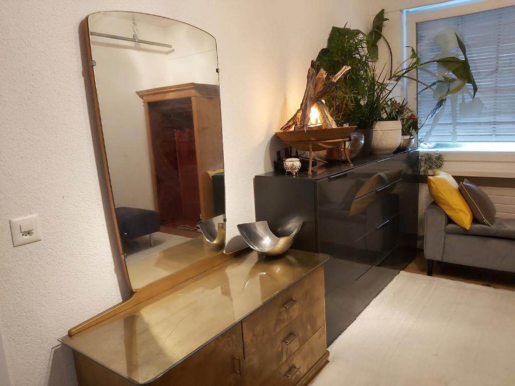 Posezení v ubytování Royal Apartment 02
