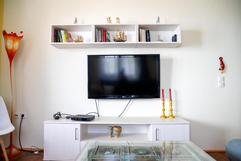 TV a/nebo společenská místnost v ubytování Villa Vista
