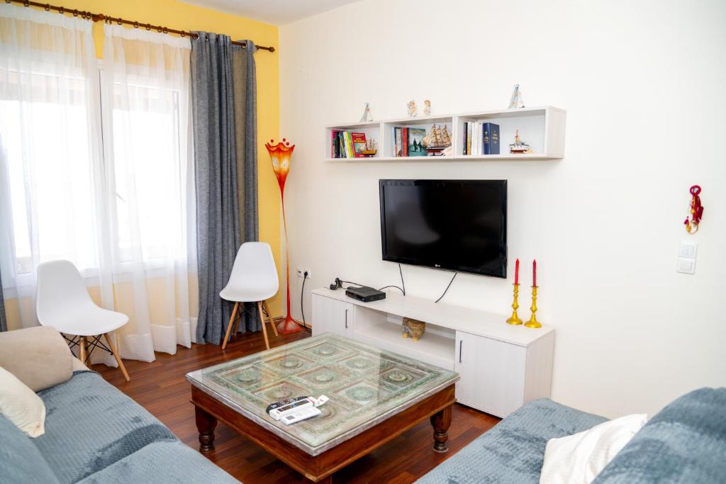 TV a/nebo společenská místnost v ubytování Villa Vista