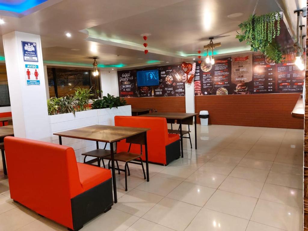 Posezení v ubytování Hostal Oro Orense
