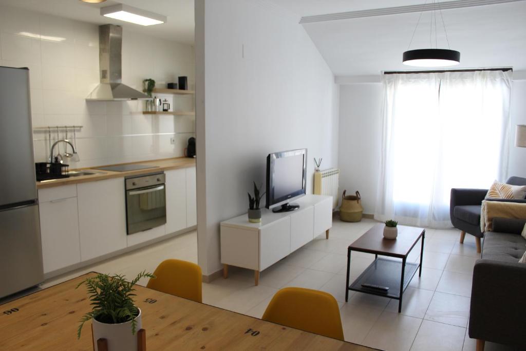 Kuchyň nebo kuchyňský kout v ubytování Ludyco Homes Las Murallas
