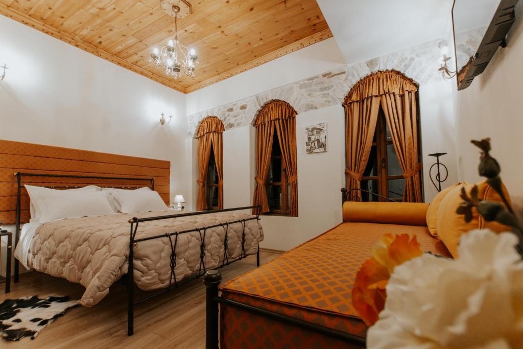 Uma cama ou camas num quarto em Hotel SS KEKEZI