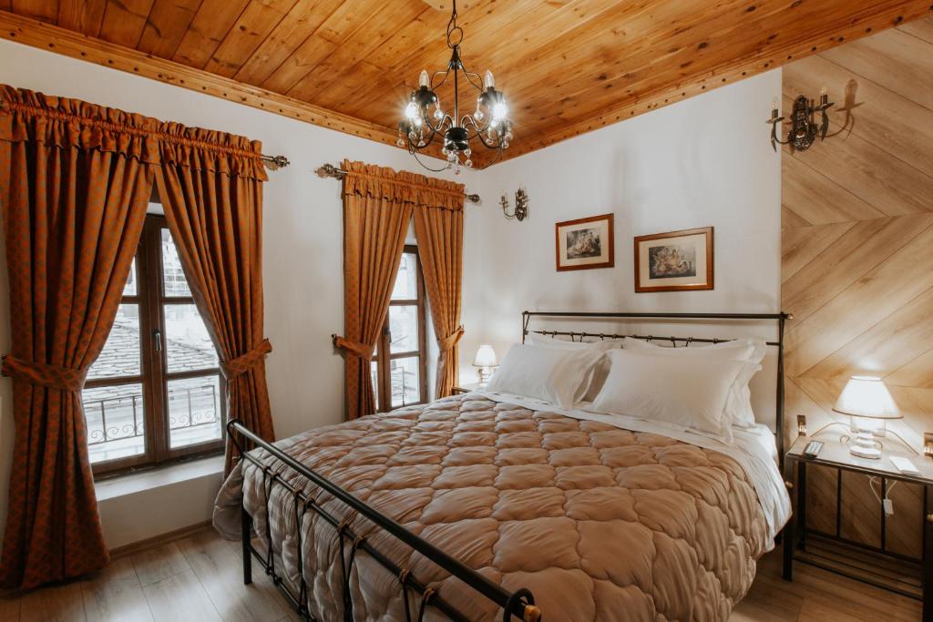 Uma cama ou camas num quarto em Hotel SS KEKEZI