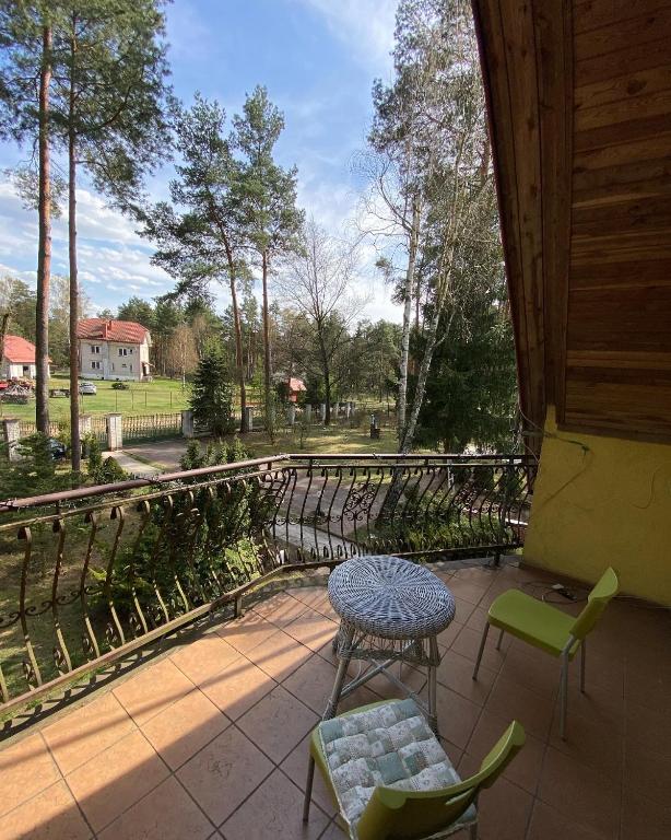 Vonkajšia záhrada v ubytovaní Leśny Czar