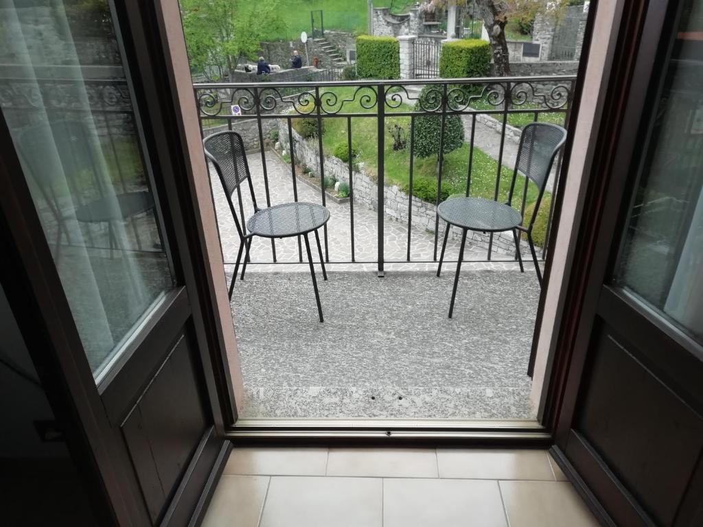 Balkón nebo terasa v ubytování Albergo Breglia