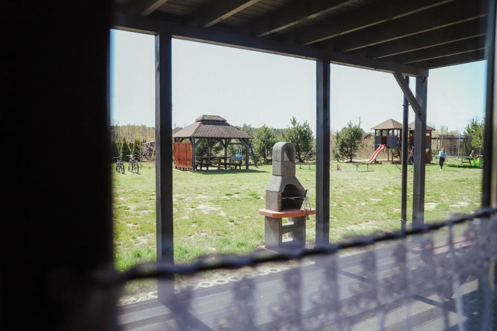 Zahrada ubytování Domki Tręby Stare