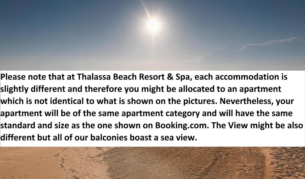 Thalassa Beach Resort & Spa Retreat - Appartement De Luxe D'une Chambre