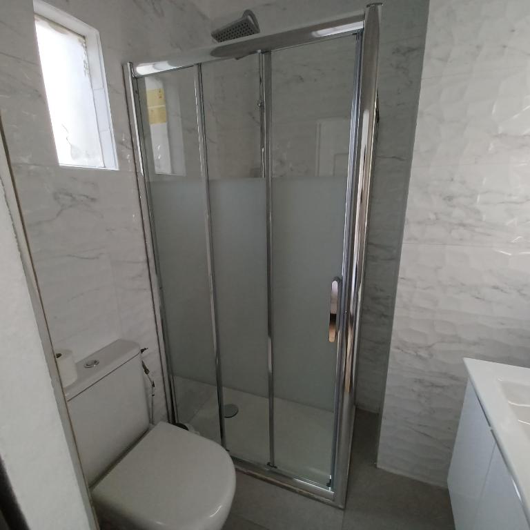 Koupelna v ubytování Ezz'Hotel Canet