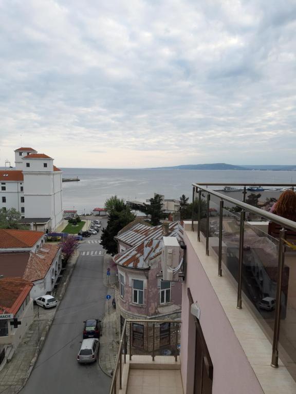 a view from the balcony of a building at Апартамент Амира 3 in Balchik