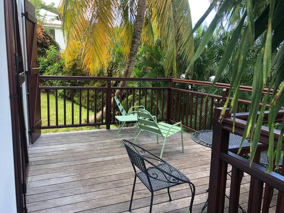 Balkon oz. terasa v nastanitvi Appartement vue mer. Anse à l'âne. Trois ilets