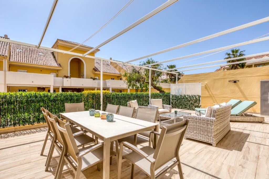 Balkon lub taras w obiekcie Hanami Puerto Alto PA 4-4