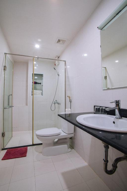 Koupelna v ubytování Joye Hotel