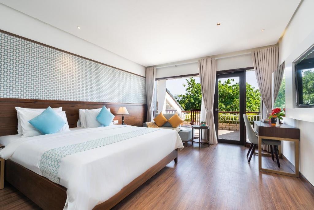 Phòng Deluxe Giường Đôi Nhìn Ra Biển