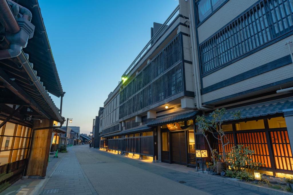 Budova, kde se ryokan nachází