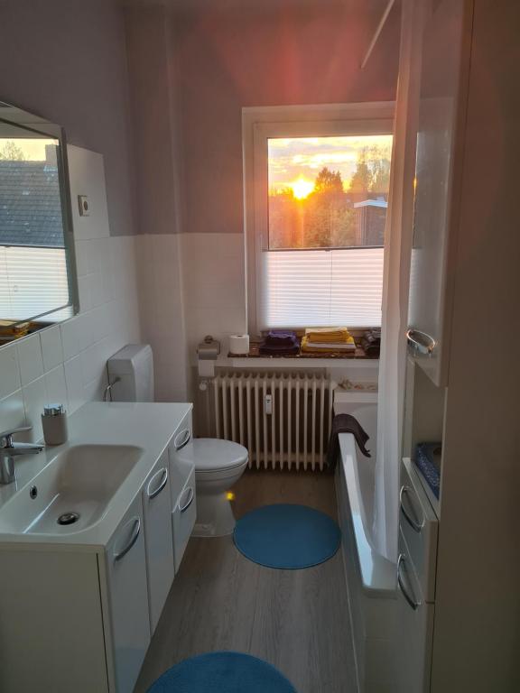 Koupelna v ubytování Nordlicht Emden